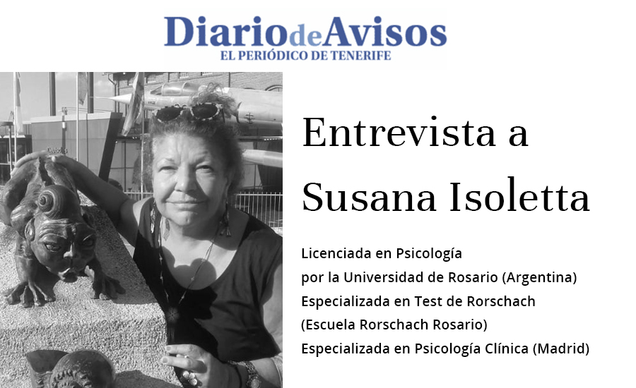 Entrevista a Susana Isoletta en el Diario de Avisos